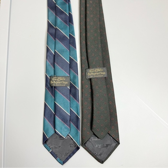 Robert Talbott Lot of 2 Wool and silk ties - Picture 5 of 8